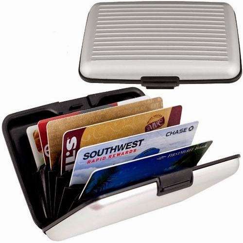 Aluminium Security Credit Card Wallet Designer Prints